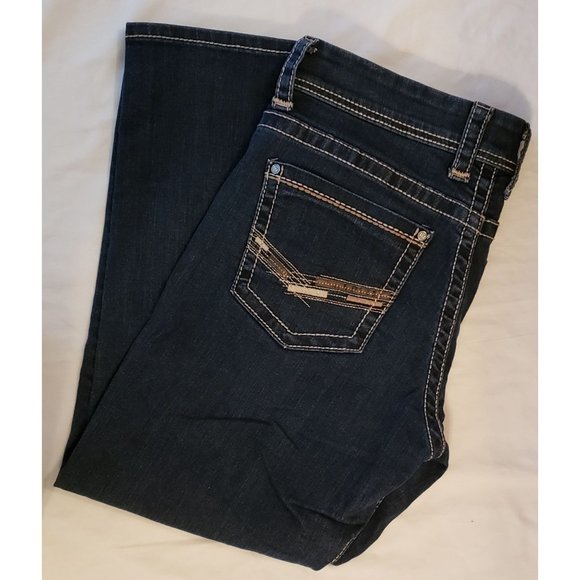 BKE Buckle ~ Women's Boot Stretch ~ Dakota Dark Wash Embroidered ~ Sz 29 - Picture 2 of 15